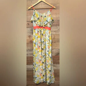 🌻UNDER SKIES Spaghetti Strap Floral Dress Women’s size Small Summer Feminine